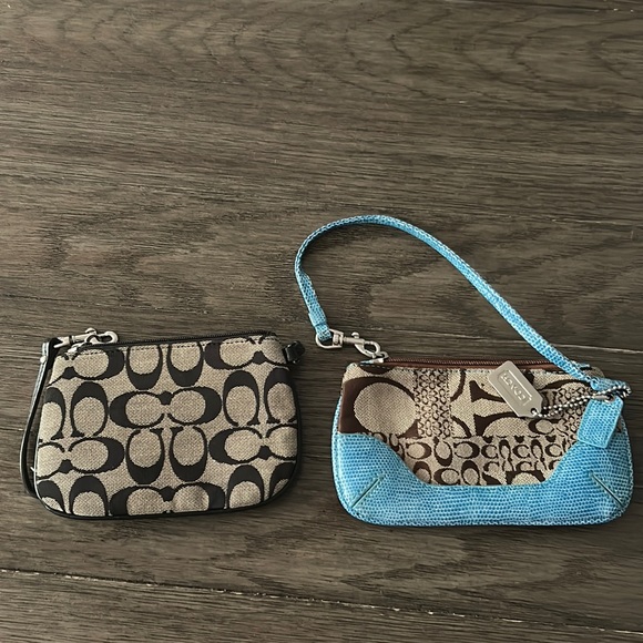 Two coach wristlets. Minor use. Super cute! - Picture 1 of 5